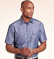2 Longer Blue Harbour Modal Blend Striped Shirt