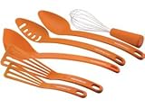 Rachael Ray 6-pc. Nylon Tools Tool Set, Orange.