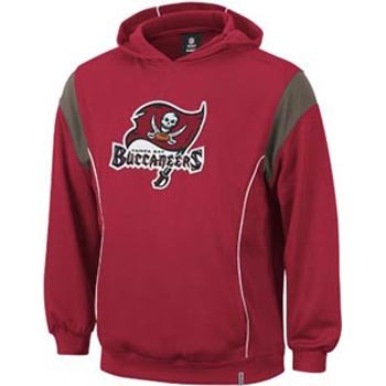 Tampa Bay Buccaneers Reebok Clutch Hooded Sweatshirt - S
