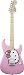 Fender Squier Hello Kitty Strat Guitar, Pink