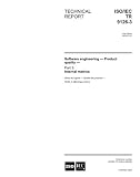 ISO/IEC TR 9126-3:2003, Software engineering - Product quality - Part 3: Internal metrics