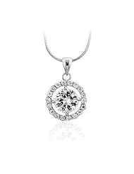 Shimmery Circlet Pendant Necklace