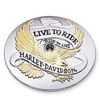 H-D Live to Ride Air Cleaner Trim Gold/Chrome 29328-99