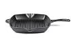 Le Creuset L2021-2600 10.25" Square Skillet Grill (Satin Black)