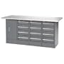 6 Drawer/2 Cabinet Workbench-Plastic