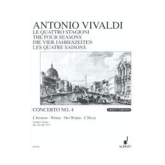 Die vier Jahreszeiten: "Der Winter" f-Moll. op. 8/4. RV 297 / PV 442. Violine, Streicher und Basso continuo. Klavierauszug mit Solostimme.