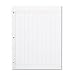 Tops(R) Data Pad, 9 Column & Summary, 3-Hole Punched, White