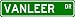 All Products : VANLEER Street Sign ~ Personalized Family Lastname Sign ~ Gameroom, Basement, Garage Sign **