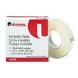 Invisible Tape, 1/2 x 1296, 1 Core, 12/Box (UNV81236)
