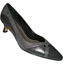 Ros Hommerson Women's 'Palm' Leather Pump (12W Grey kid/ Lizard)