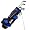 Confidence 8 pc Junior Golf Club Set w/Stand Bag Ages 4-8