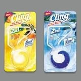 Lysol Cling Clip-On 2in1 Toilet Bowl Freshener and Cleaner: Citrus & Tangerine