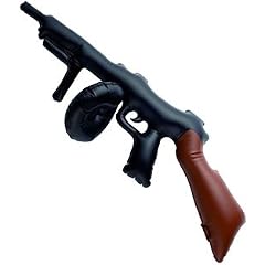 20er Jahre Aufblasbares Gewehr aufblasbar 75 cm Mafiagewehr Gangster Chicago Al Capone