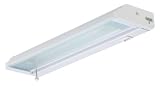 Lithonia Lighting UCHD 2 120 CSW M6 Two-Light 20-Watt Linkable Halogen Undercabinet Fixture, White