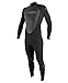 O'Neill Wetsuits Mens 3/2mm Reactor Full Suit, Black, Medium/Tall