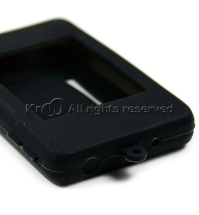 Clear/White Silicone Skin Rubber Cover Case Belt CLIP for iriver Clix 2 Generation mp3