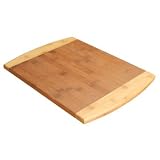 2 Tone Very Nice Premium Wooden Bamboo Cutting Board Kitchenware by StealStreet