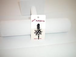 Hair Clip Alligator Small Crystal Flower