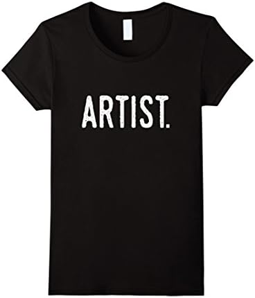 Women's "Artist." T-Shirt Small Black