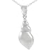 Sterling Silver Puff Conch Shell Pendant