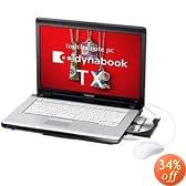 東芝 TX/68E T7250/2.0G/15.4/1Gx2/160G/HD DVDROM w/Broadcom/LAN/VisPrem/Of2007Psl PATX68EHP