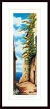 Art Poster Wood Framed Print - Verso il mare - Artist: P. Rasero- Poster Size: 39 X 13