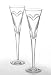 Waterford Crystal Love and Romance Red Flute Pair