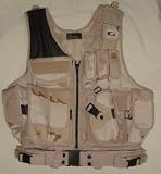Airsoft Tactical Vest - Desert Camo with Soft Neck