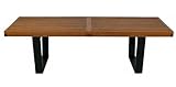 E-comfort ネルソンベンチ プラットフォームベンチ 122cm ウォールナット CT3005ASW01 24208