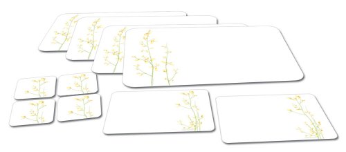 Corelle Kobe 10 Piece Tabletop Placemat/Hot pad Set 31Mnjmis OL Corelle Kobe 10 Piece Tabletop Placemat/Hot pad Set