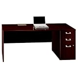 Review visiondecor Furniture  / Quantum Harvest Cherry Right Credenza Desk w/Pedestal