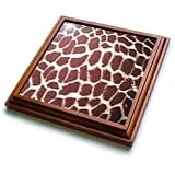 Giraffe Print - 8x8 Trivet With 6x6 Ceramic Tile