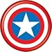 Search : Marvel Comics Captain America Shield Button 81748
