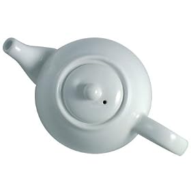Dexam London Pottery 10 Cup Globe Teapot White