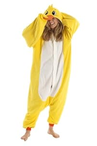 Kigs Adult Duck Costume - Kigurumi Onesie Pyjamas; One Size