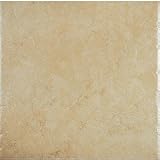 Tesoro Jerusalem 12 x 12 Sepia Porcelain Tile