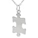 Sterling Silver Puzzle Piece Necklace