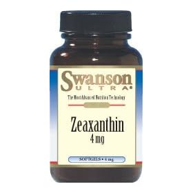 Zeaxanthin 4 mg 60 Sgels by Swanson Ultra