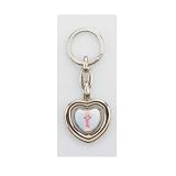Heart Shaped Key Chain - Divine Child - MADE IN ITALY