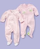 Little Me Baby Girl or Boy Animal Footies