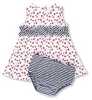Pure Cotton Floral Dress & Knicker Set