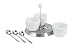 Trudeau Bianca Fondue Condiment 8 Piece Set