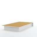 South Shore Furniture, Smart Basics Collection, Platform Bed (39&iquest;&iquest;/Twin), Pure White