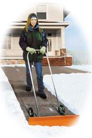 Dakota SnoBlade Snow Blade Removal Shovel w/ Wheels