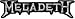 Megadeth Silver Music Band Logo Iron On Embroidered Applique Patch CD1319