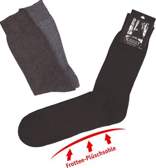 Produkt-Bild: 3 Normani Wellness Herrensocken Komfort mit Frotteesohle