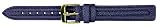Apollo 18mm navy fabric sports performance watch strap with nubuck lining