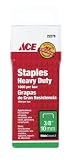31MoIl90bWL. SL160  Ace 3/8in Wide Crown Heavy Duty Staples   5 Packs