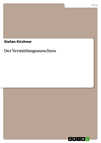 Der Vermittlungsausschuss (German Edition)
