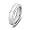 14k White Gold Men's Diamond Wedding Band